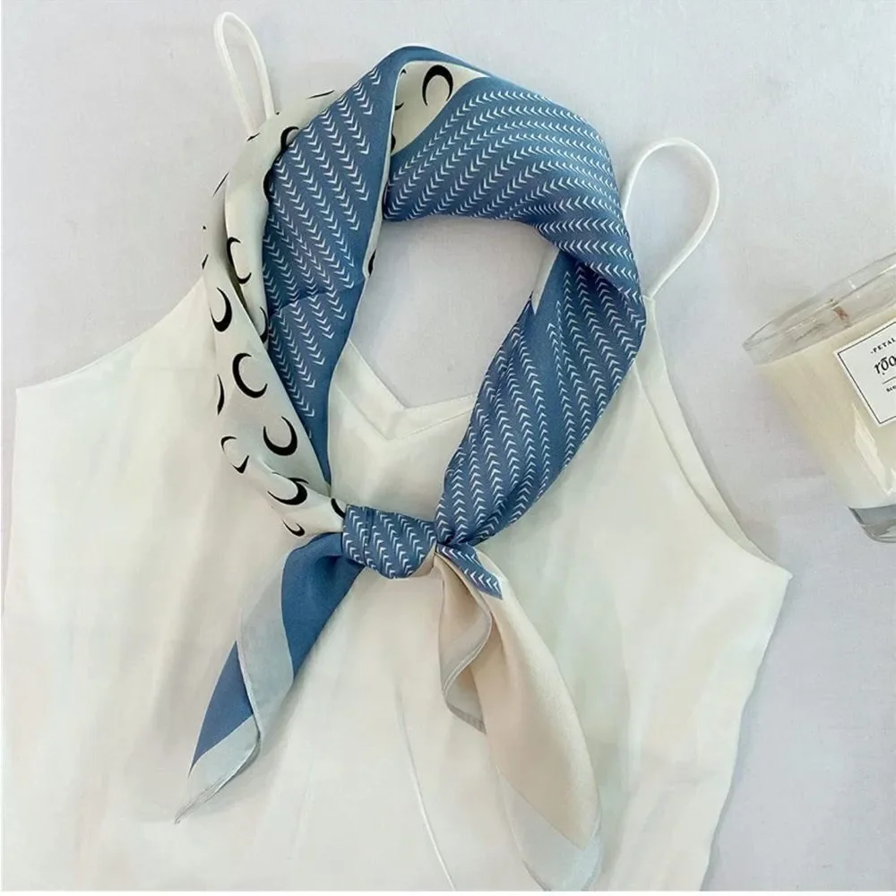 Blue Moon Silky Scarf